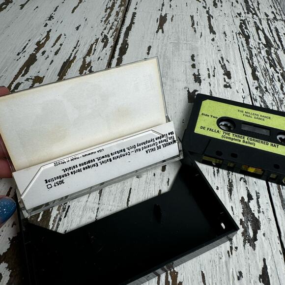 De Falla Everest SDBR3057 Three Cornered Hat Jorda LSO 200G Cassette Tape Vtg - Picture 5 of 6